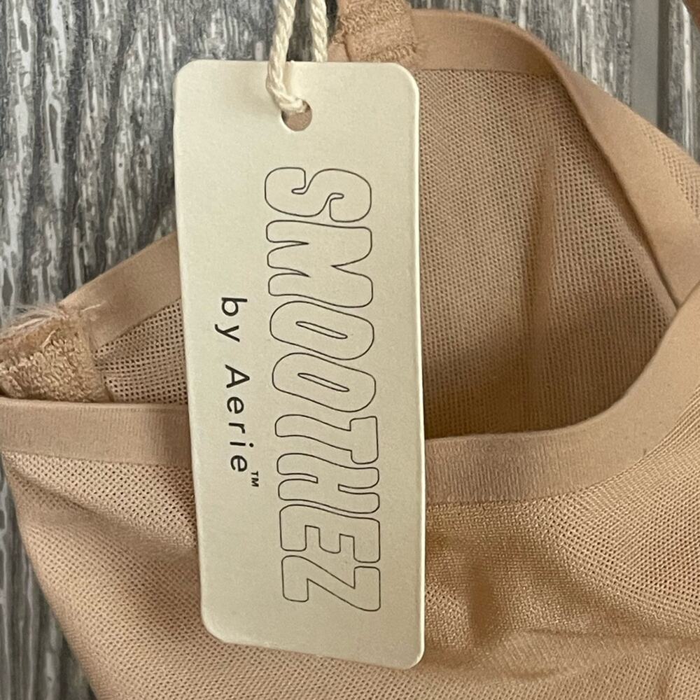Aerie SMOOTHEZ Mesh Unlined Bra in Sands 32B NWT - Picture 9 of 9
